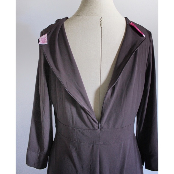 Liz Lange Maternity Brown Stretch Dress Small (sizes 6-8) - Picture 9 of 9